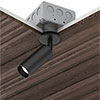 Vanishing Point Tubo Small LED 24VDC Track Head, Millwork, With Power - Click to Enlarge
